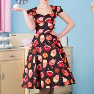 DOLLZ & DAMES Sweet Treat Vintage Style Swing Dress